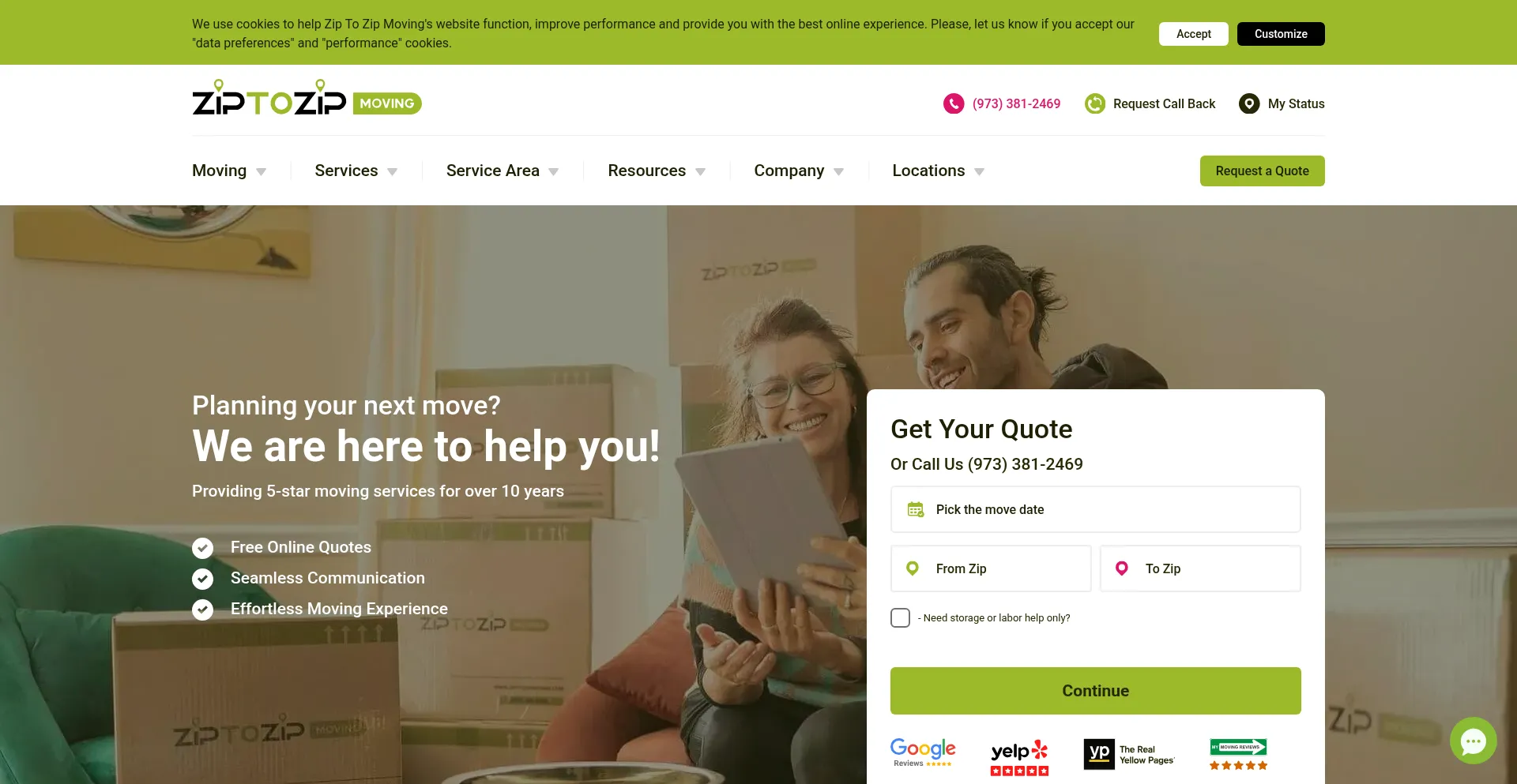 Ziptozipmoving.com