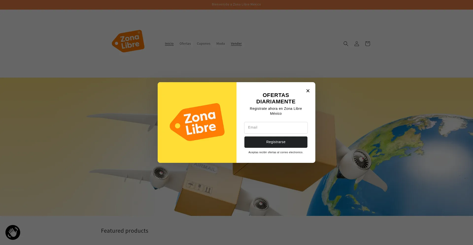Website screenshot of Zonalibre.lat