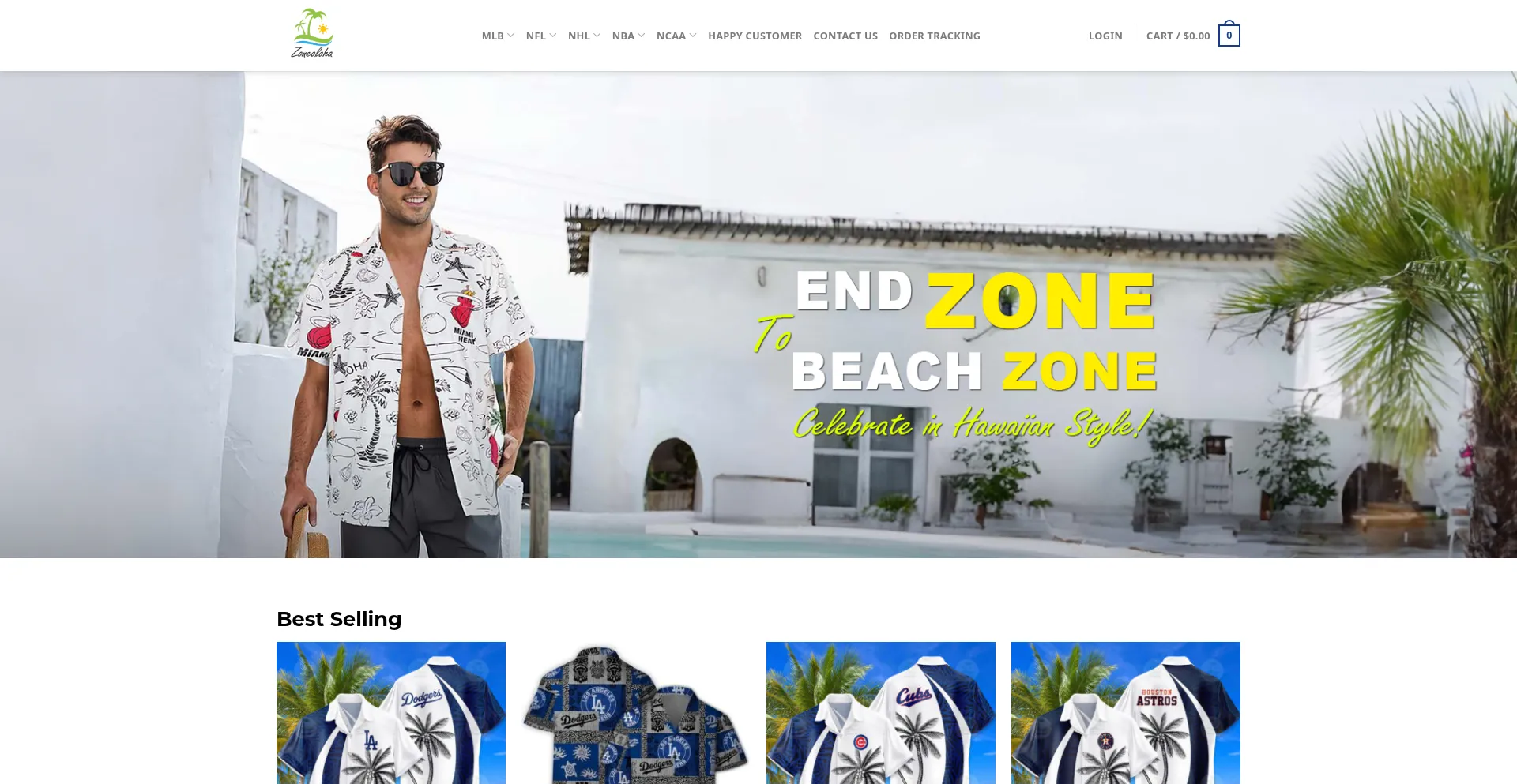 Website screenshot of Zonealoha.com