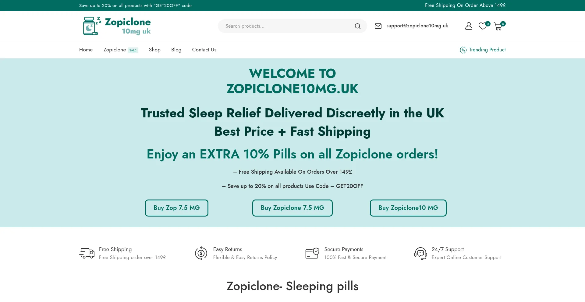 Zopiclone10mg.uk