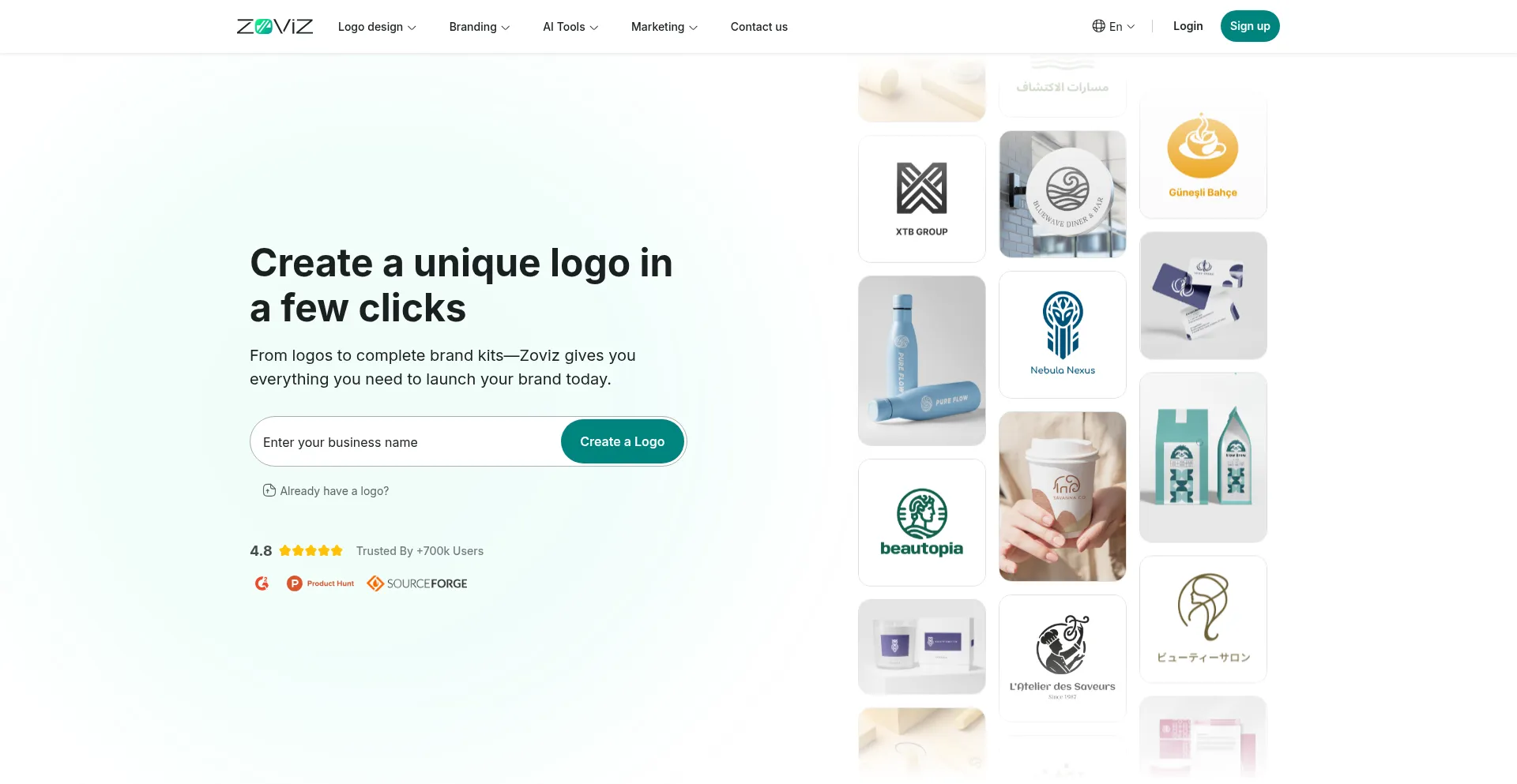 Zoviz.com Screenshot