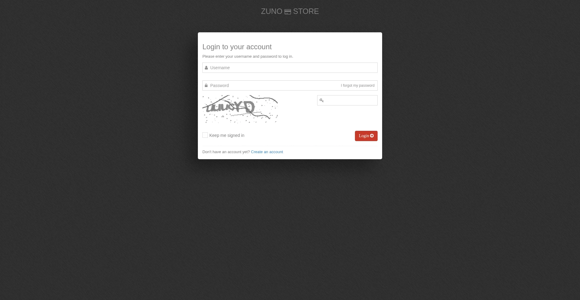 Website screenshot of Zunostore.net