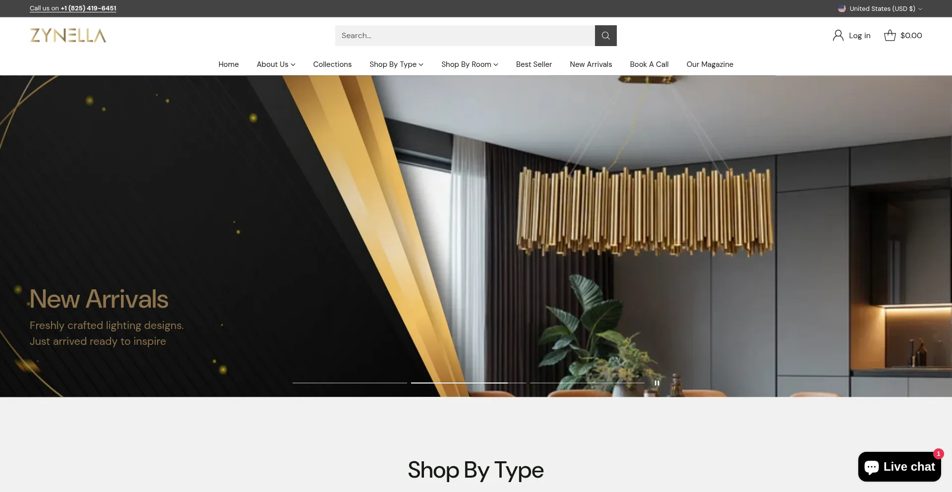 Zynellainterior.com Screenshot